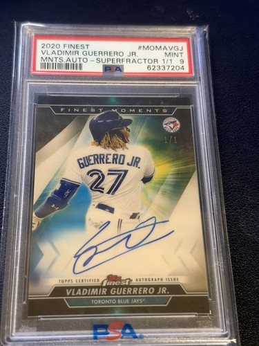 Topps 2020 finest moments auto - topps,