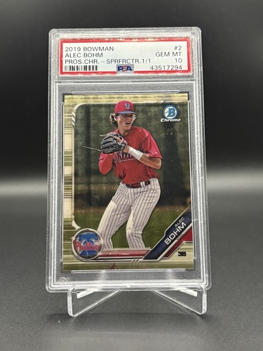 2019 bowman chrome alec - chrome, bohm