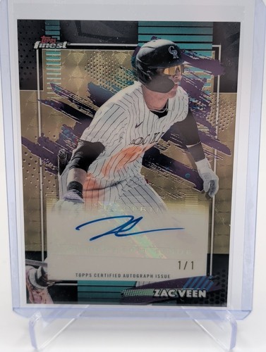 2026 topps finest zac veen - finest,